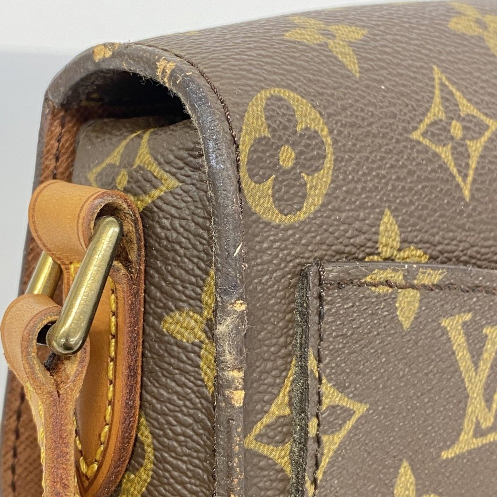 Louis Vuitton Monogram Saint-Cloud MM Shoulder Bag M51244 Brown Women's - Picture 9 of 12